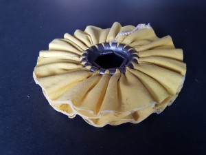 Tarcza Polerska Plisowana 125mm 